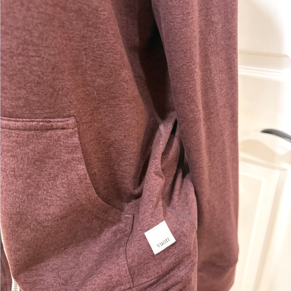 Vuori Halo Performance Hoodie 2.0 Fig Heather Women's Medium - Picture 5 of 10